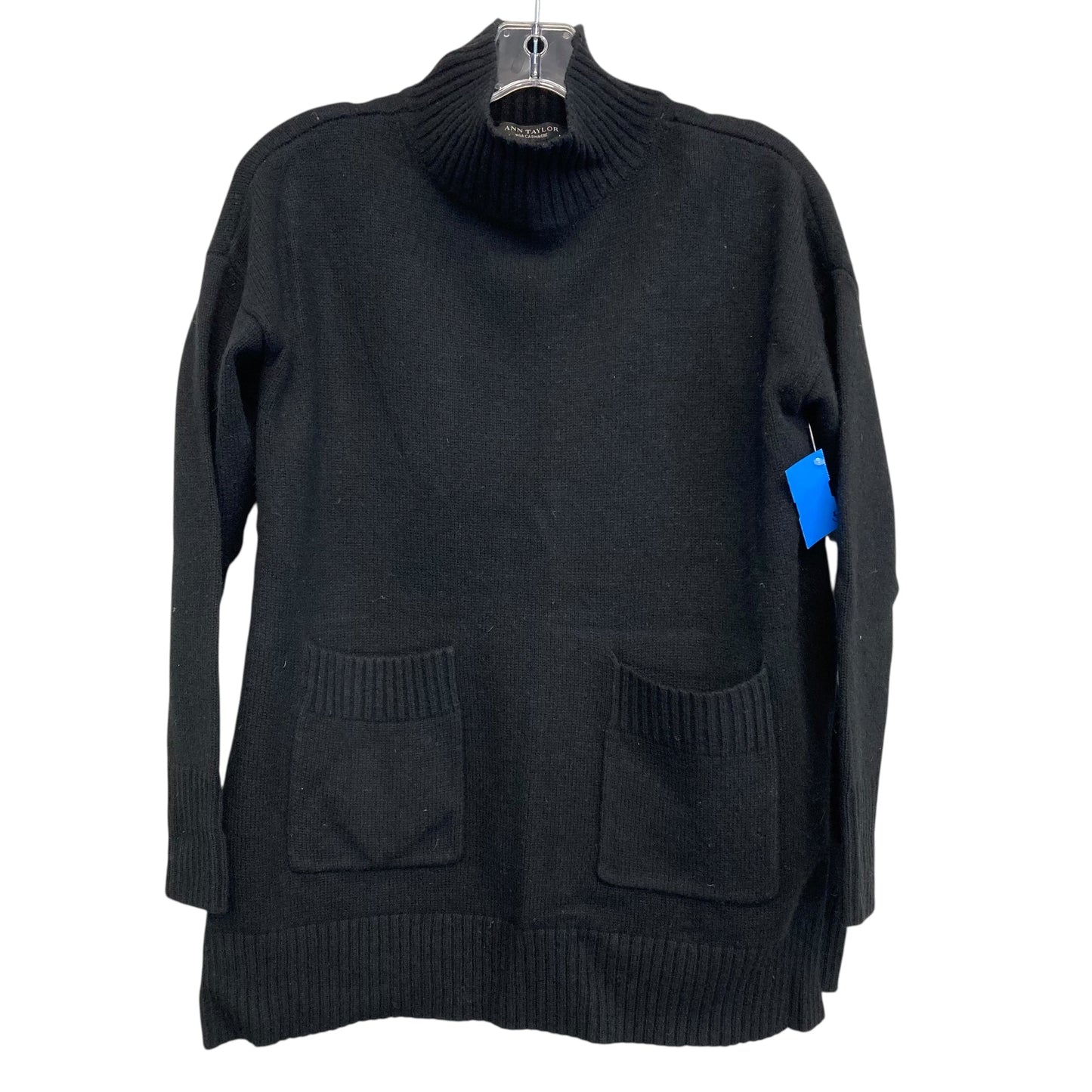 Sweater Cashmere By Ann Taylor In Black, Size:Xs