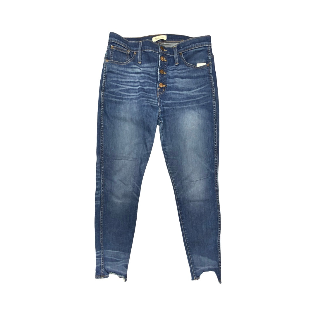 Jeans Skinny By Madewell In Blue, Size:12