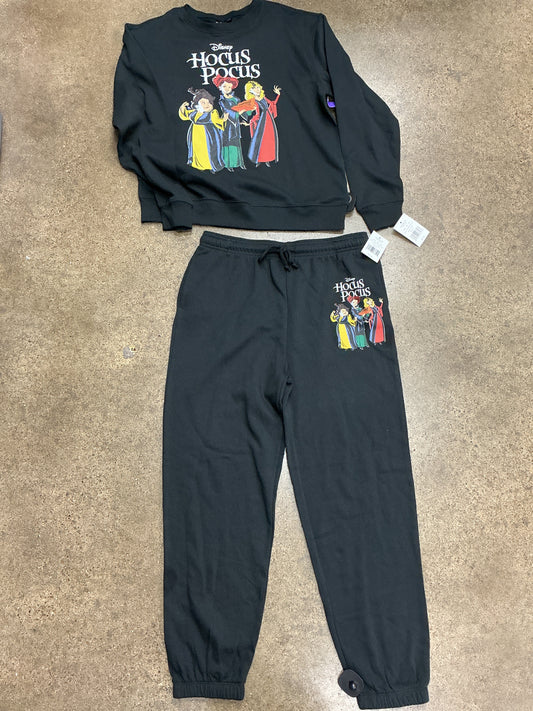 Lounge Set Pants By Clothes Mentor In Black, Size:L