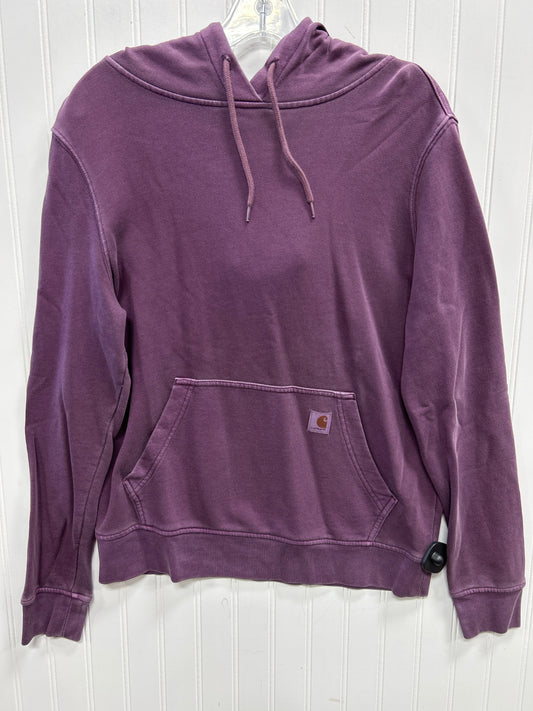 Sweatshirt Hoodie By Carhartt In Purple, Size:S