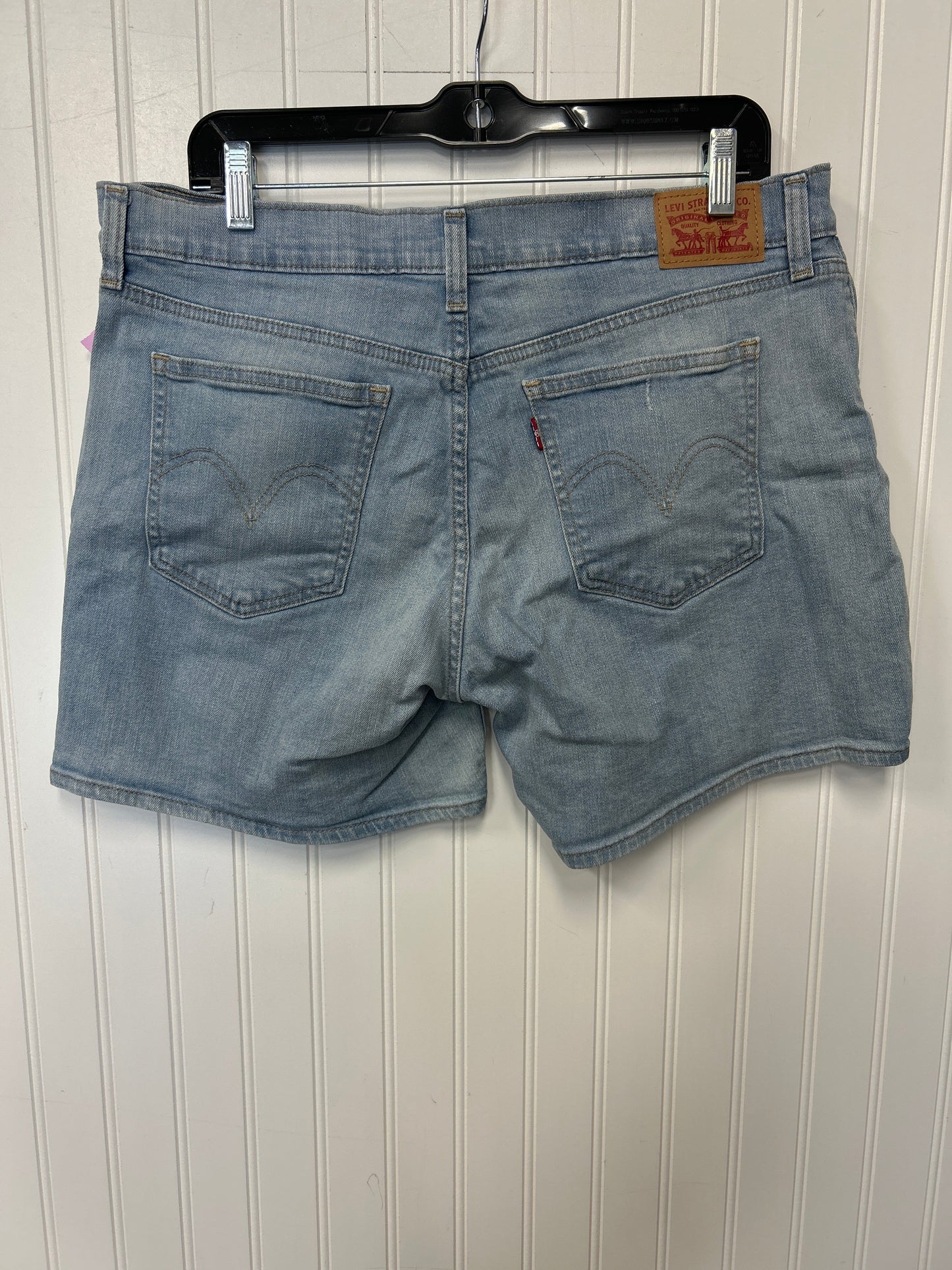 Shorts By Levis In Blue Denim, Size:12