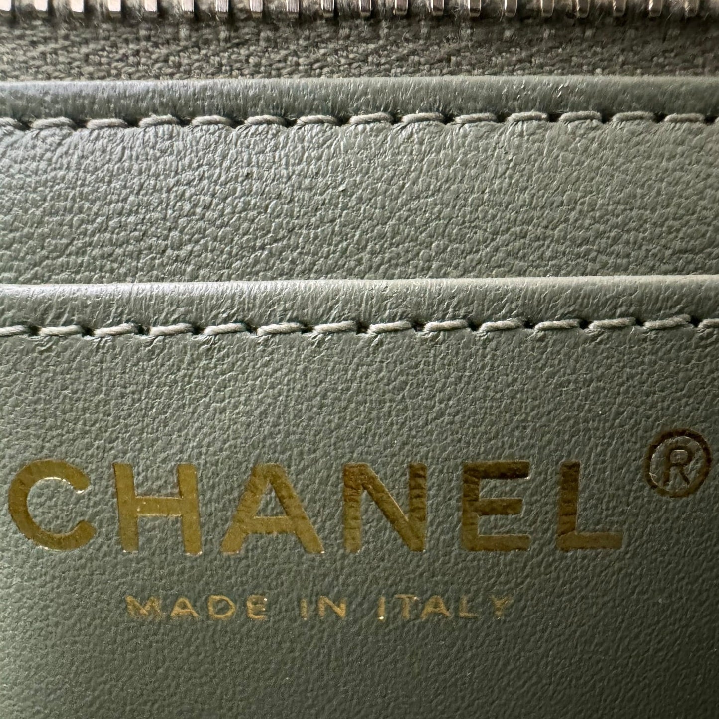 Quilted Lambskin Pearl Crush Mini Flap Handbag Luxury Designer By Chanel, Size: Small