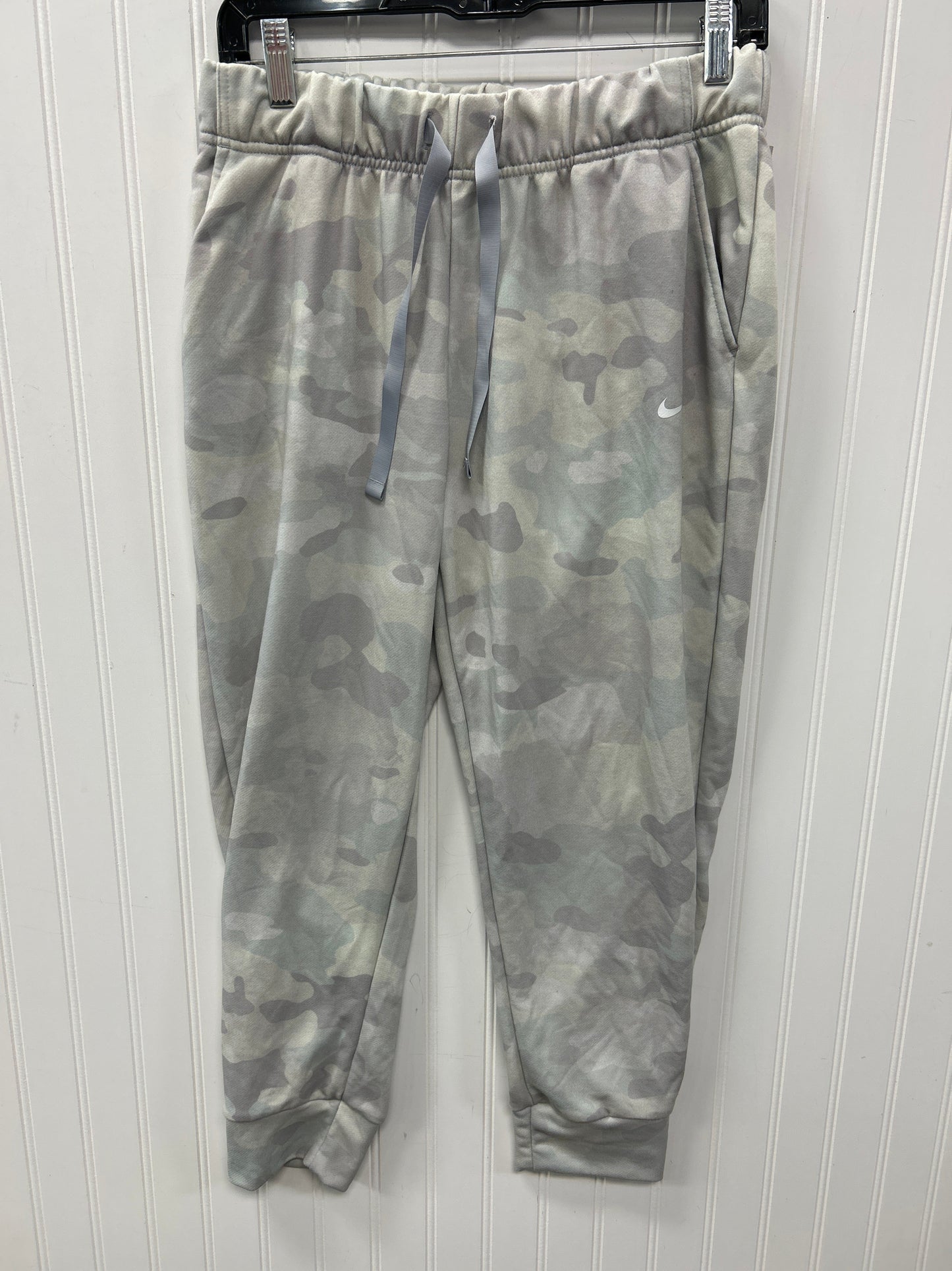 Athletic Pants By Nike Apparel In Camouflage Print, Size:M