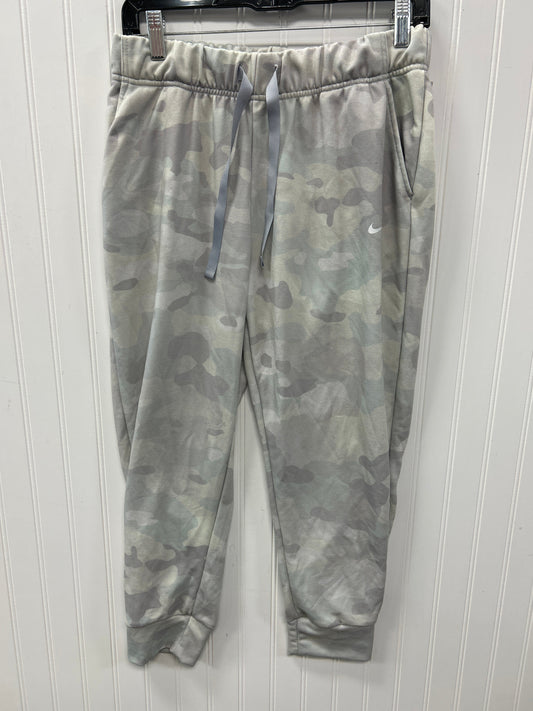 Athletic Pants By Nike Apparel In Camouflage Print, Size:M