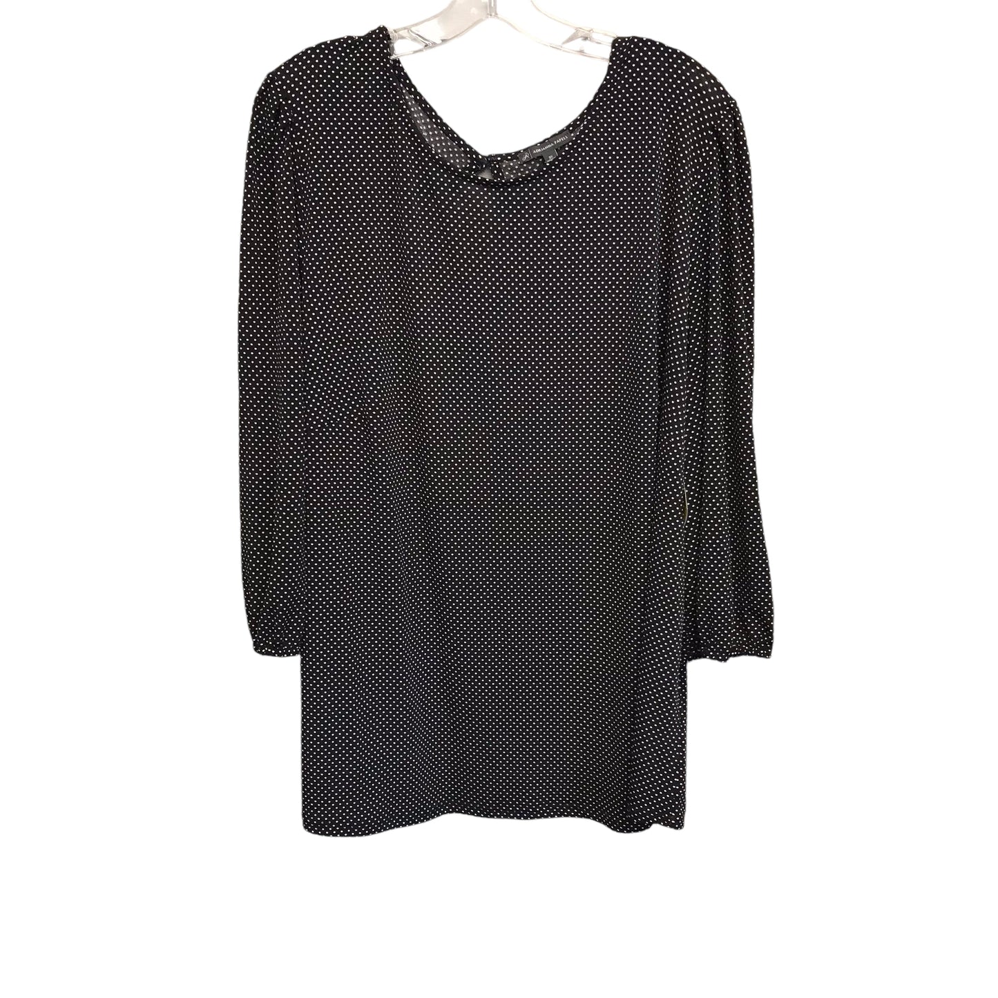 Top Ls By Adrianna Papell In Black & White, Size:3X