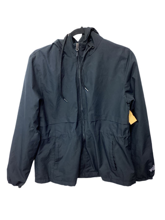 Athletic Jacket By New Balance In Black, Size:L