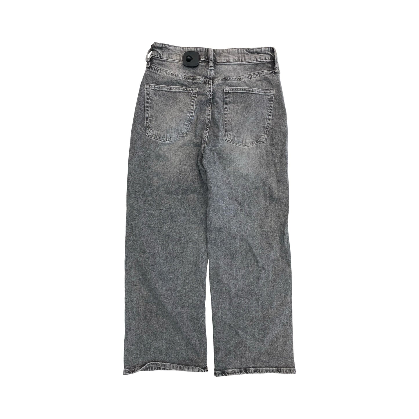 Jeans Wide Leg By Oat In Black Denim, Size:6