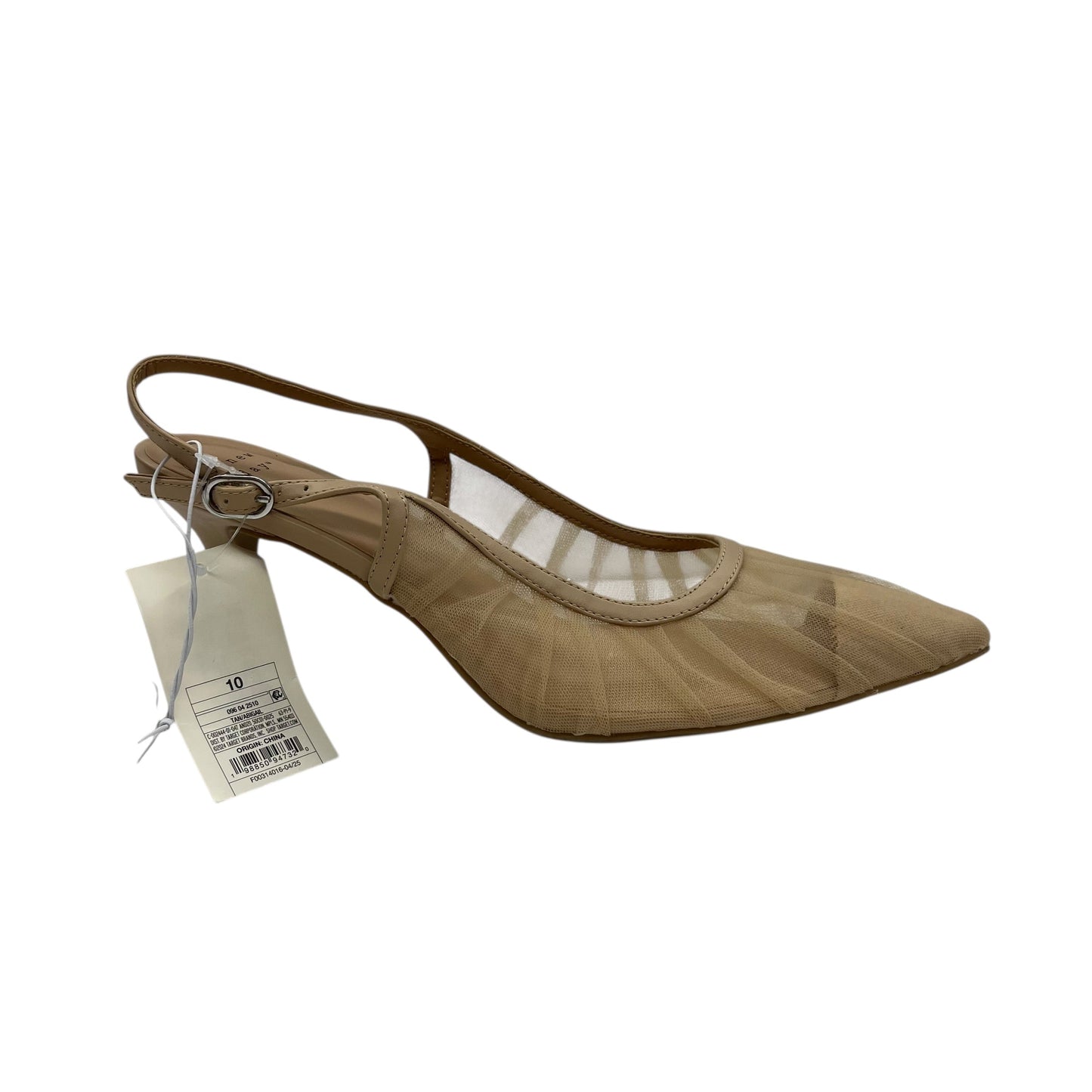 Shoes Heels Stiletto By A New Day In Tan, Size:10