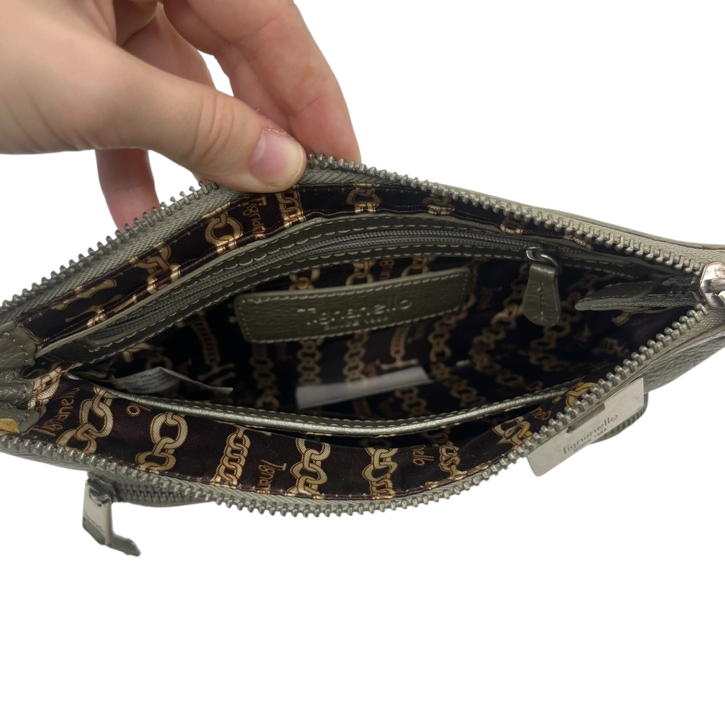 Crossbody Leather By Tignanello  Purses In Tan, Size:Small