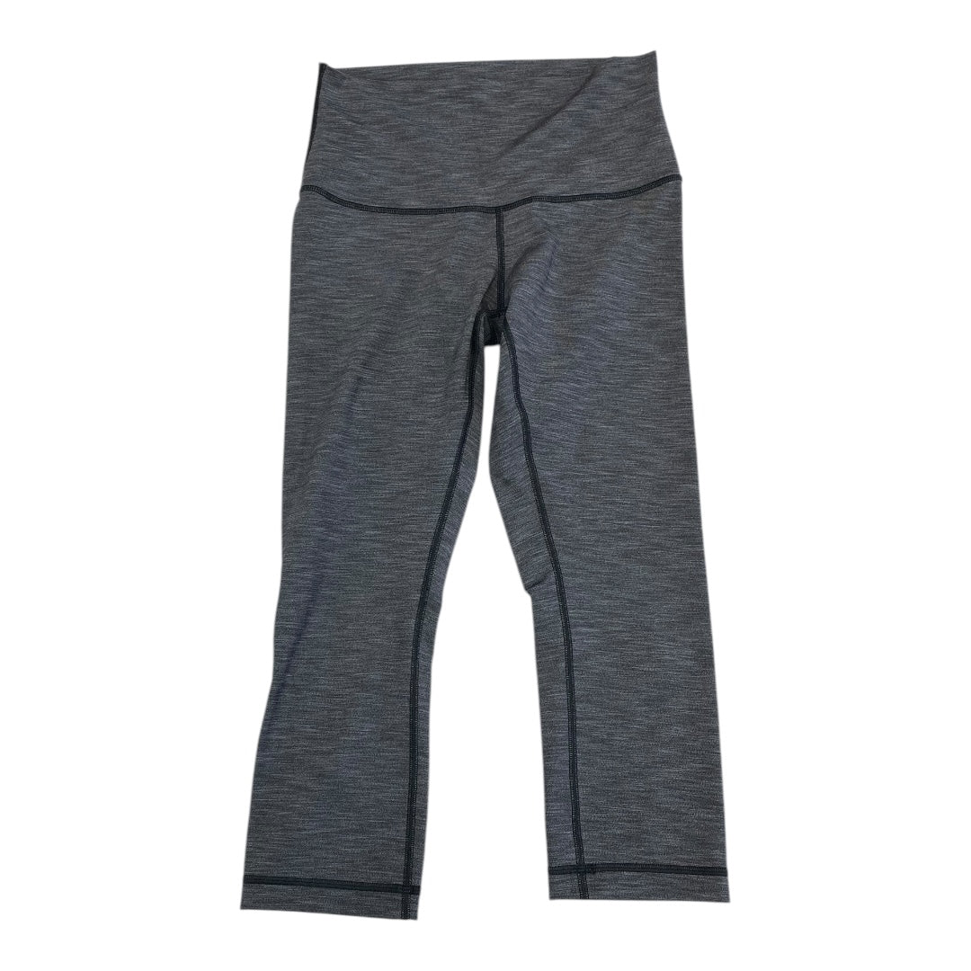 Athletic Capris By Lululemon In Grey, Size:8
