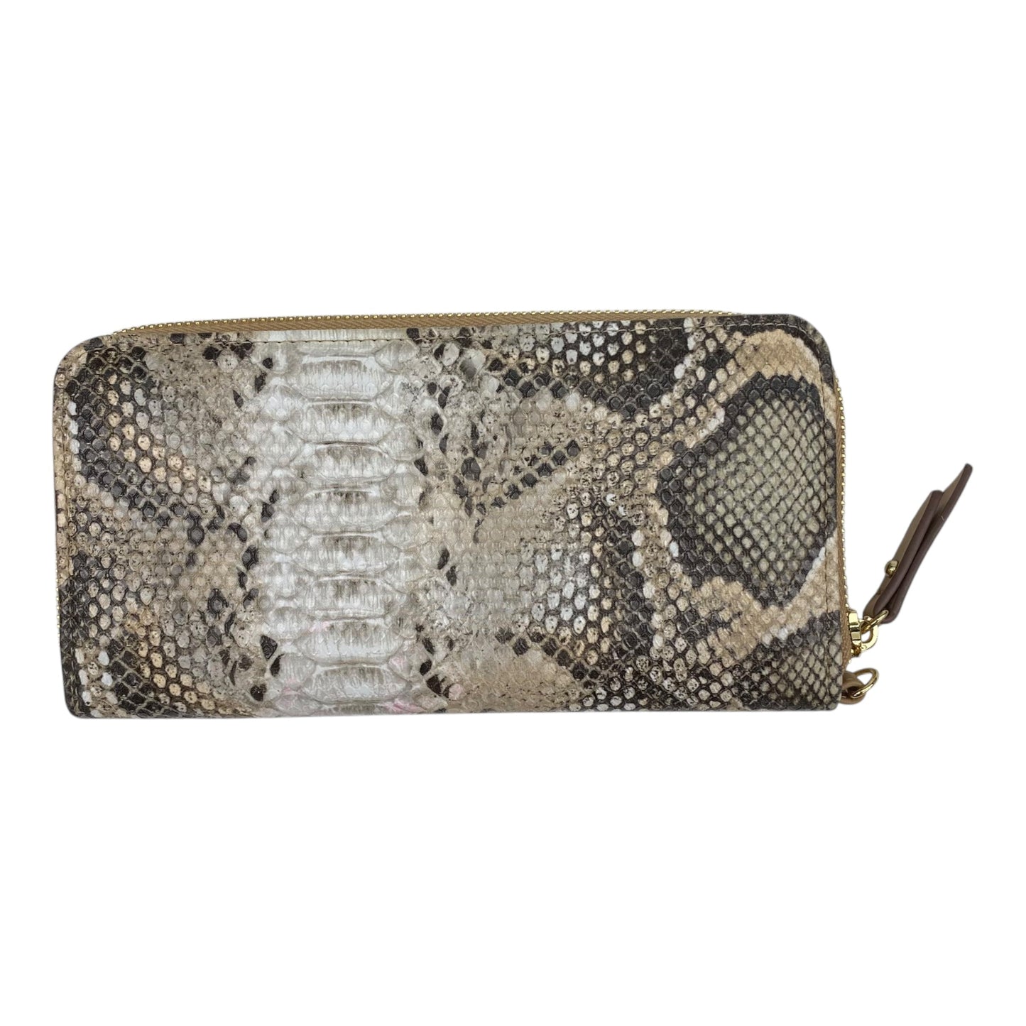 Wallet By Anne Klein In Snakeskin Print, Size:Medium