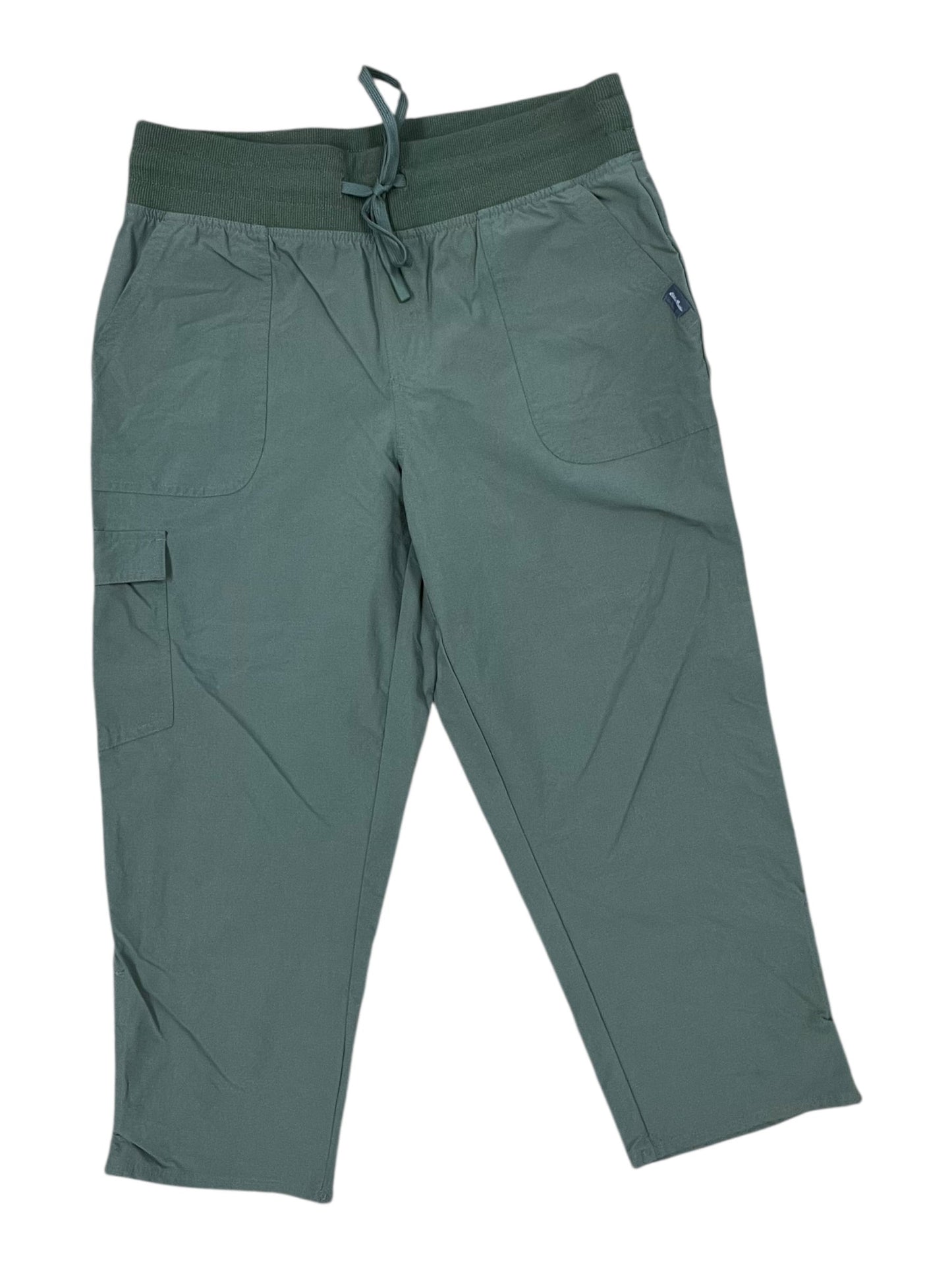 Athletic Capris By Eddie Bauer In Green, Size:S