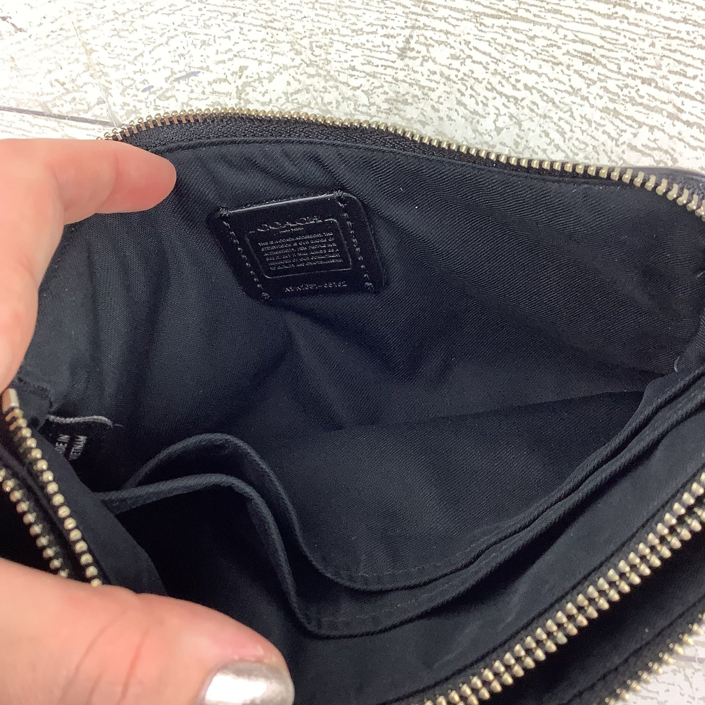 Wristlet Designer By Coach, Size: Medium