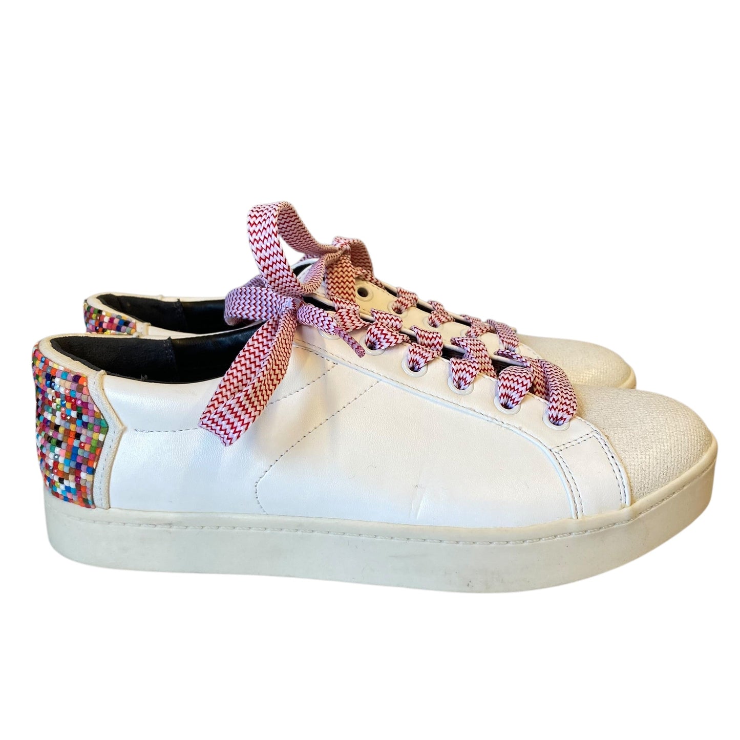 Shoes Athletic By Circus By Sam Edelman In White, Size:7.5