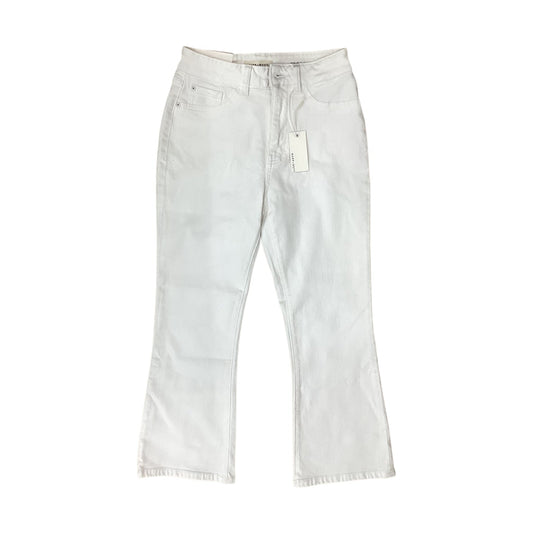 Jeans Wide Leg By Clothes Mentor In White, Size:2