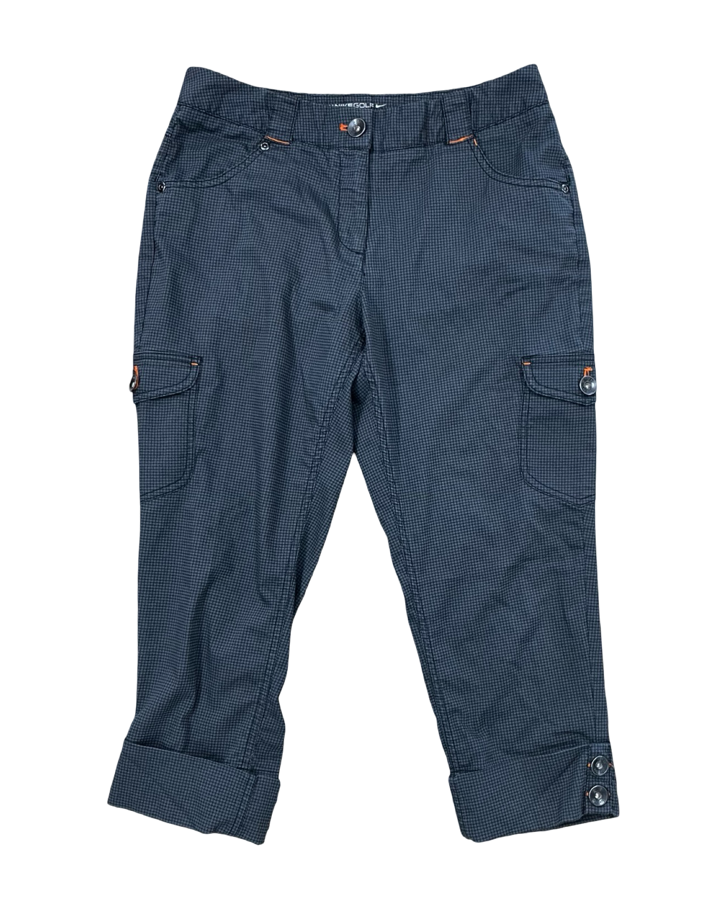 Athletic Capris By Nike In Black & Grey, Size:6
