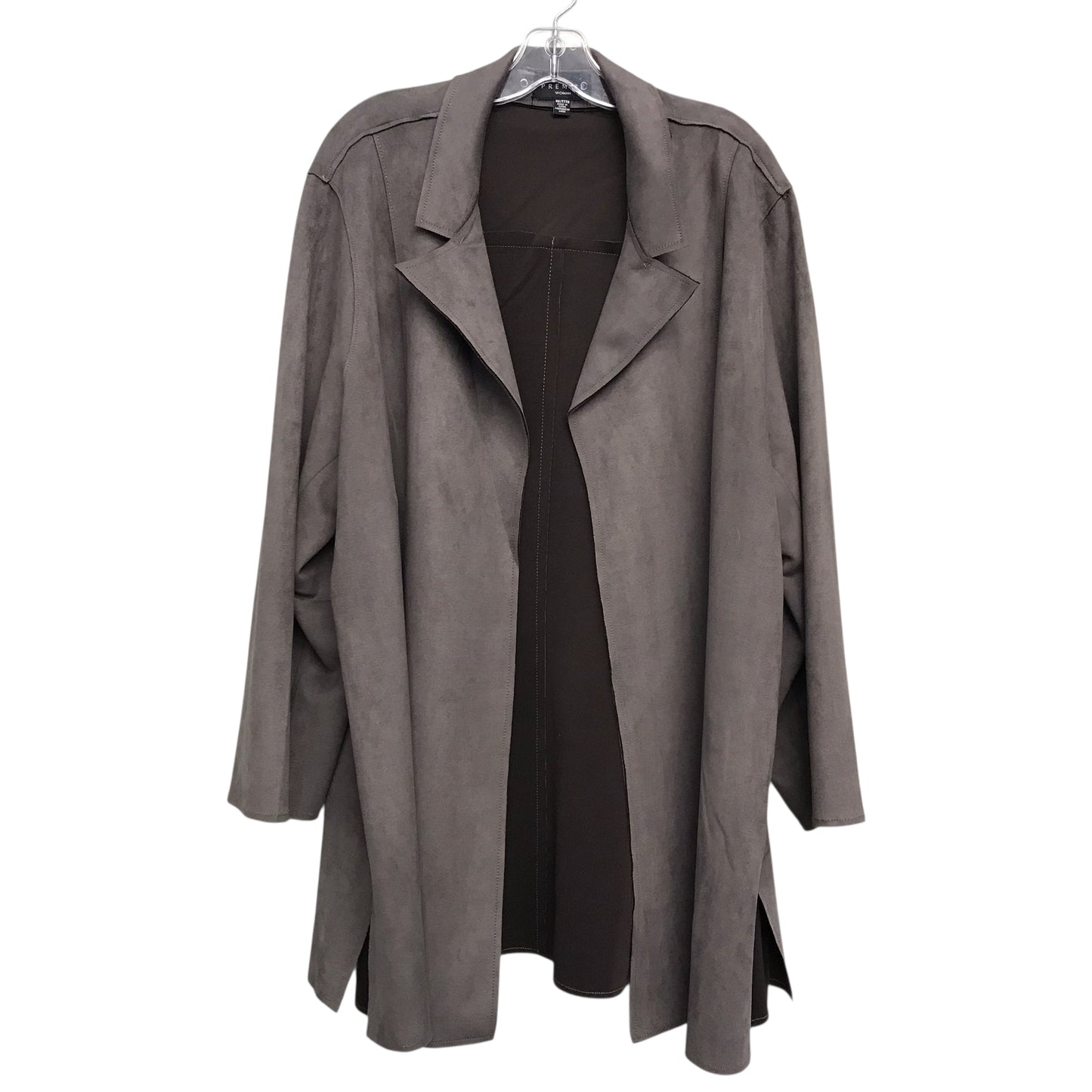 Blazer By Premise In Grey, Size:3X