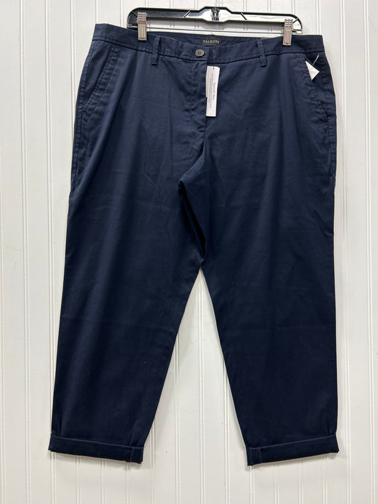 Pants Dress By Talbots In Navy, Size:14P