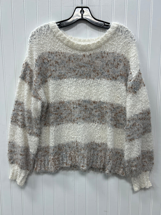 Sweater By Maurices In White, Size:L