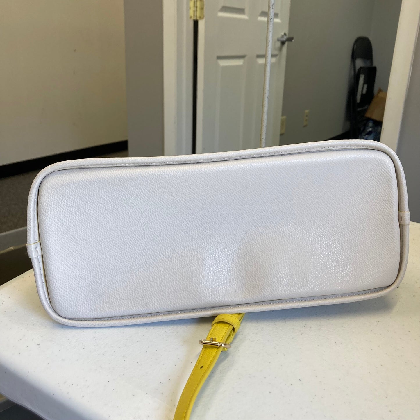 Handbag Designer By Coach In Yellow, Size:Medium
