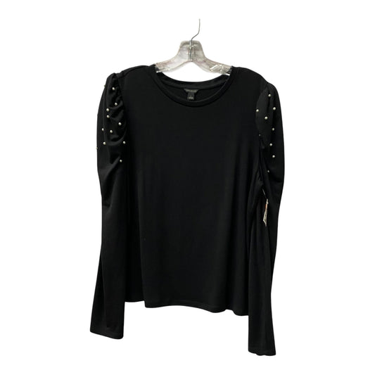 Top Ls By Ann Taylor In Black, Size:L