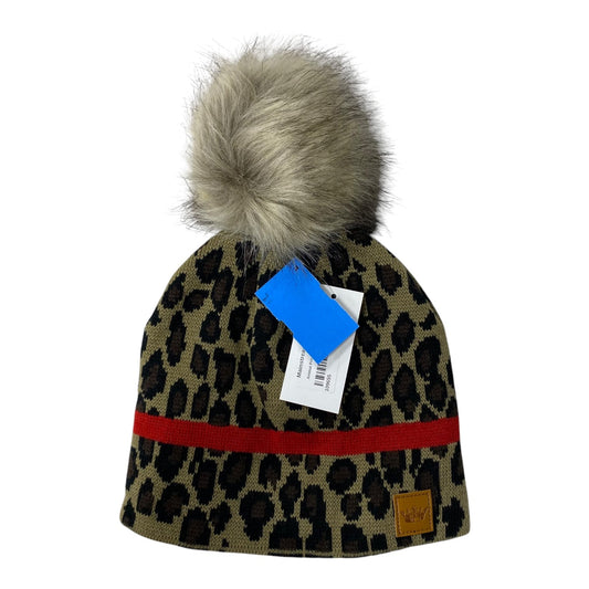 Hat Beanie By mainstream boutique In Animal Print