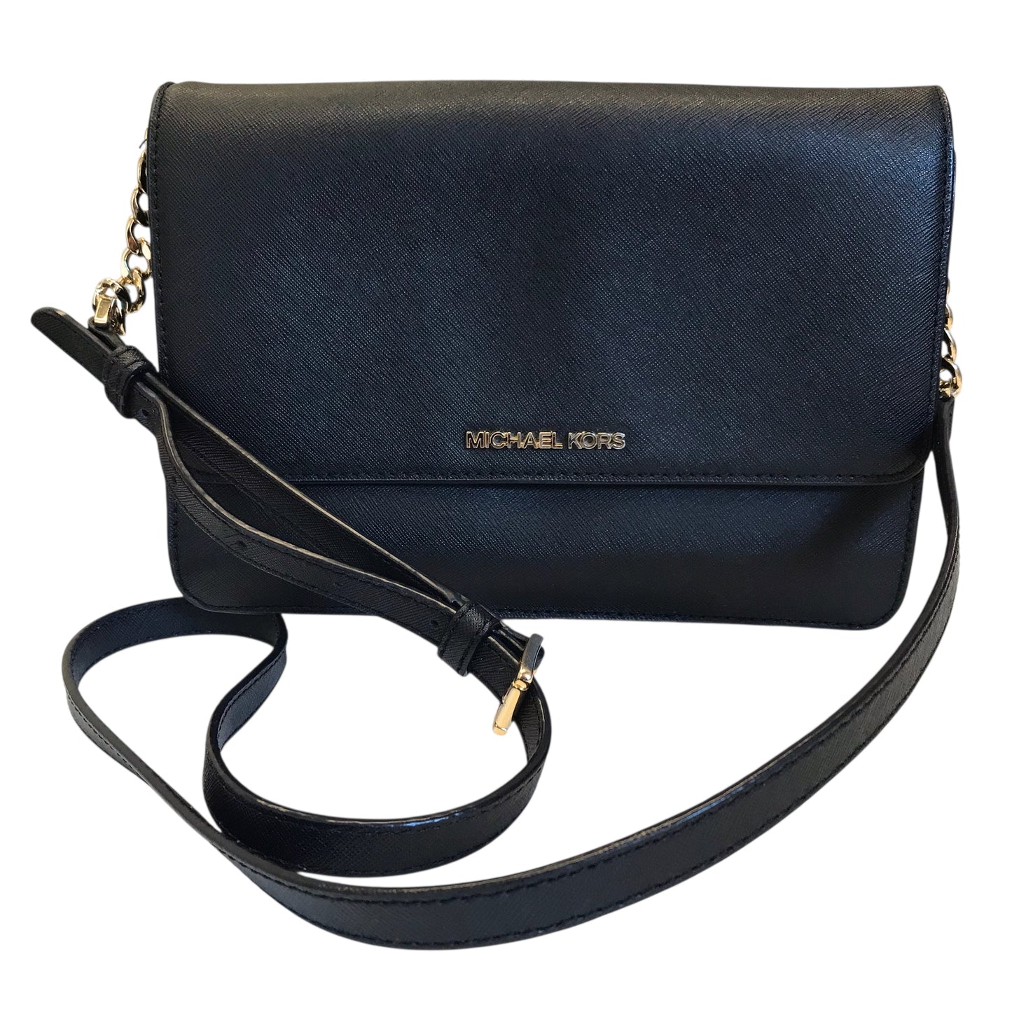 Crossbody Designer By Michael Kors In Black, Size:Medium