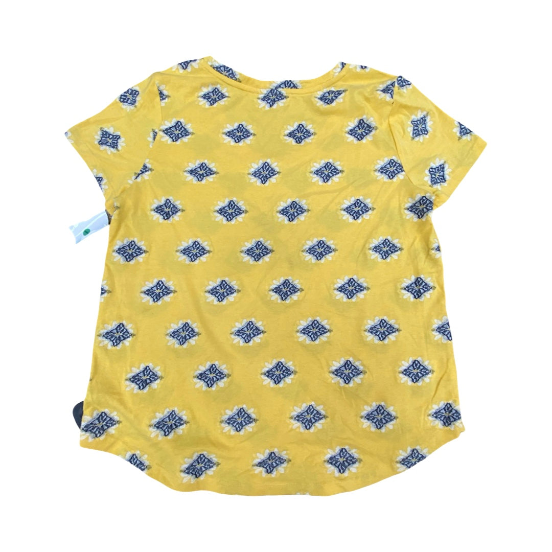 Top Ss By Loft In Yellow, Size:L