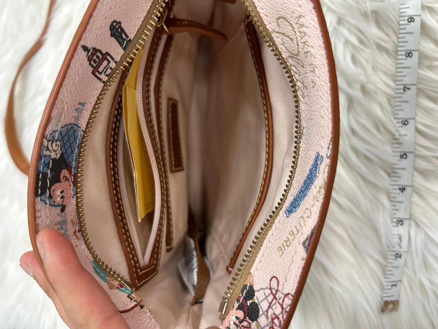 Crossbody Designer By Dooney And Bourke In Pink, Size:Medium