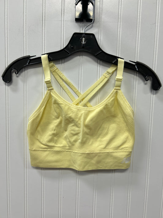 Athletic Bra By New Balance In Yellow, Size:L
