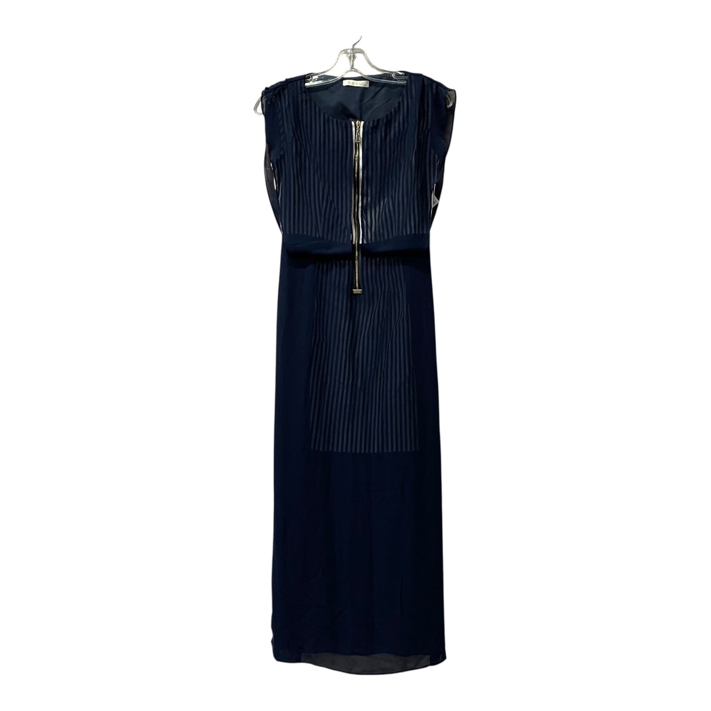 Dress Casual Maxi By Ertu In Blue & White, Size:M (8)