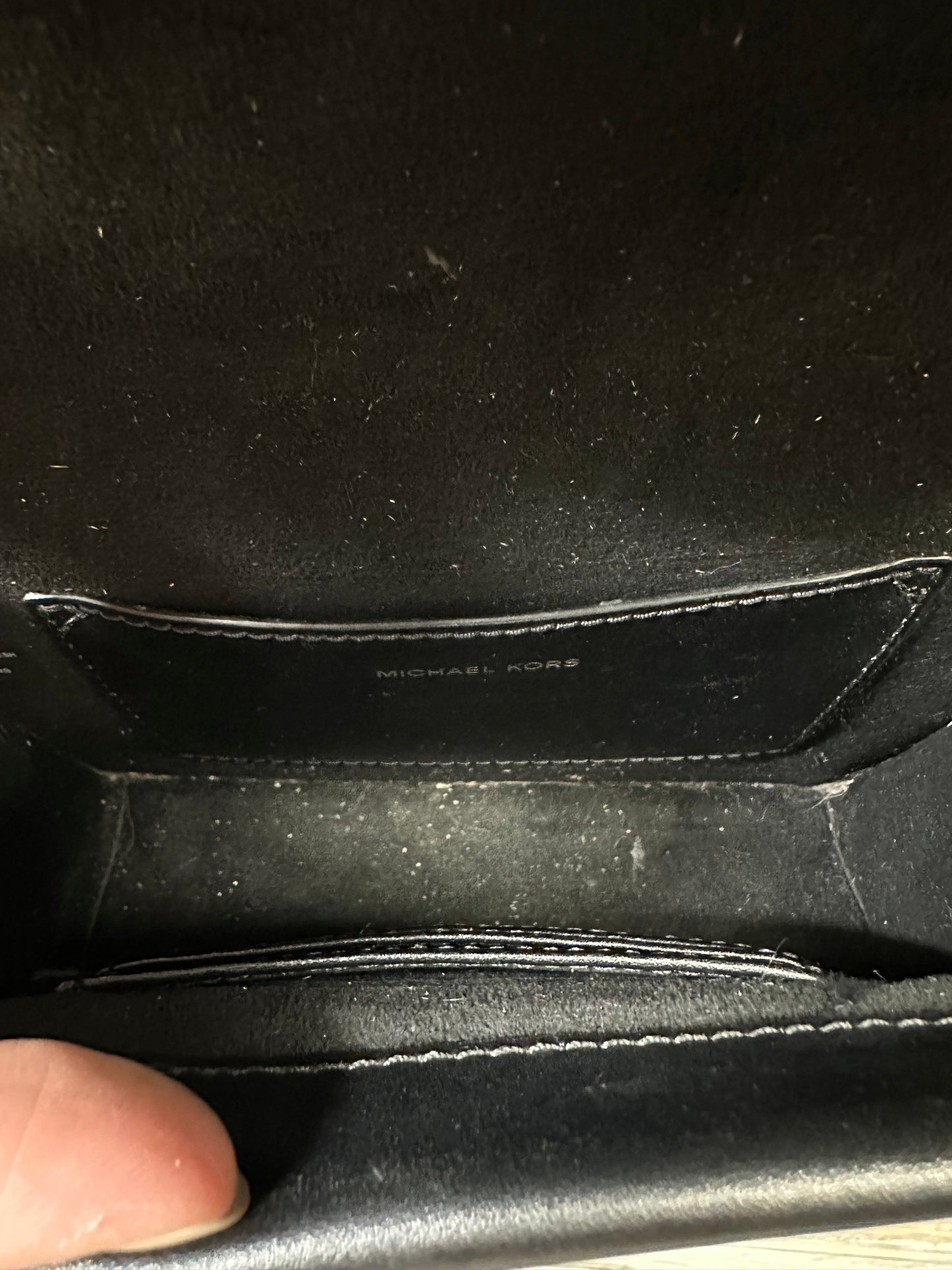 Crossbody Designer By Michael Kors In Black, Size:Small