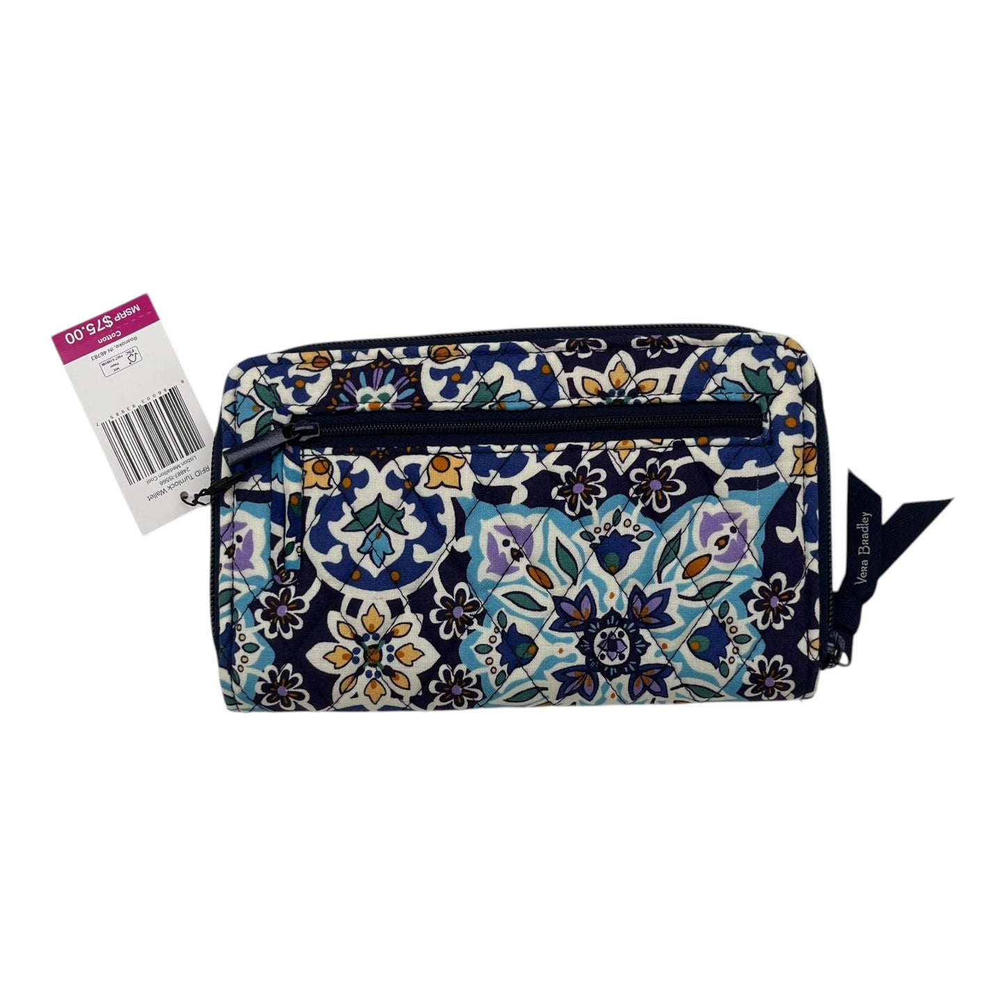 Wallet By Vera Bradley In Blue, Size:Large