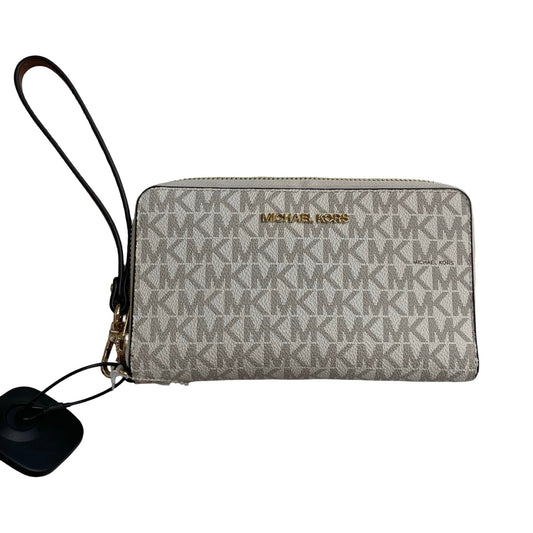 Wallet Designer By Michael Kors In White, Size:Medium