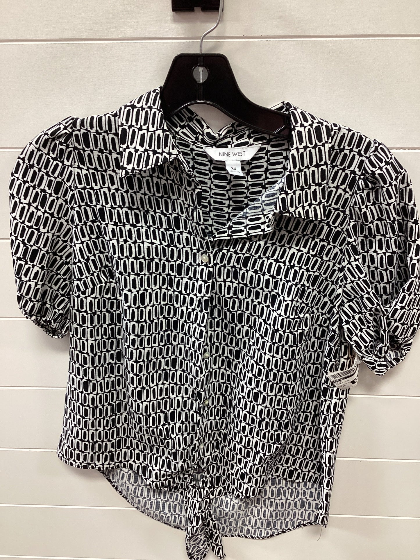Top Ss By Nine West In Black & White, Size:Xs