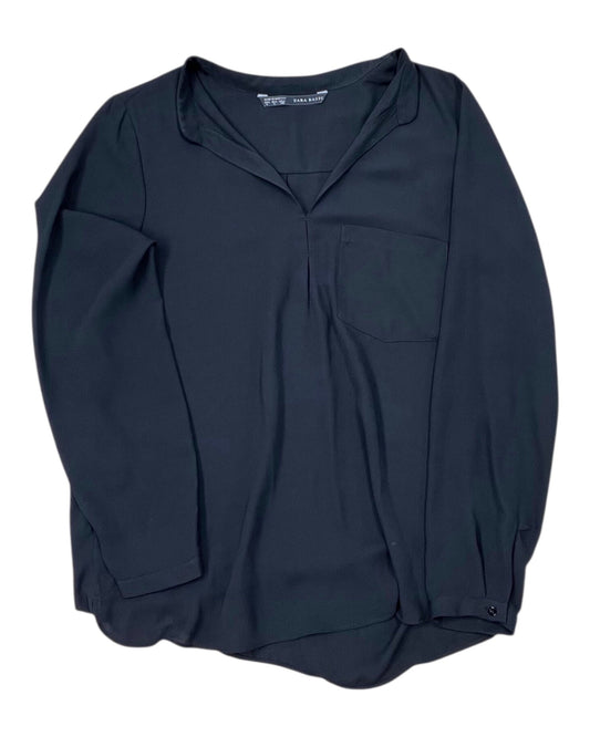 Top Ls By Zara In Black, Size:L