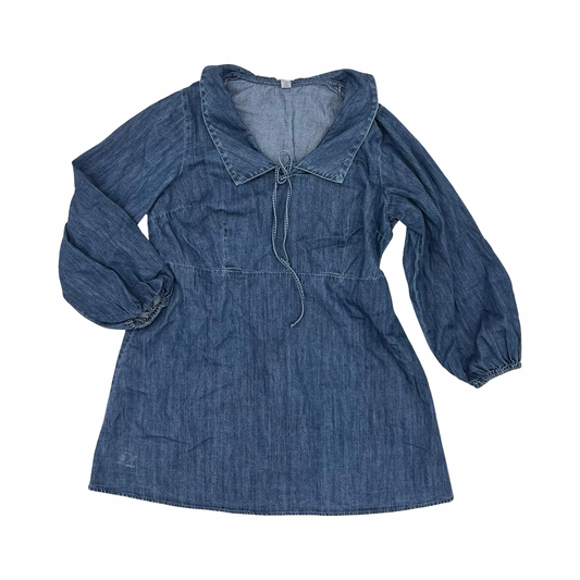 Dress Casual Short By Old Navy In Blue Denim, Size:Xl