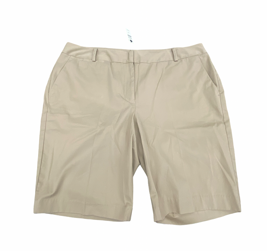 Shorts By Talbots In Tan, Size:16