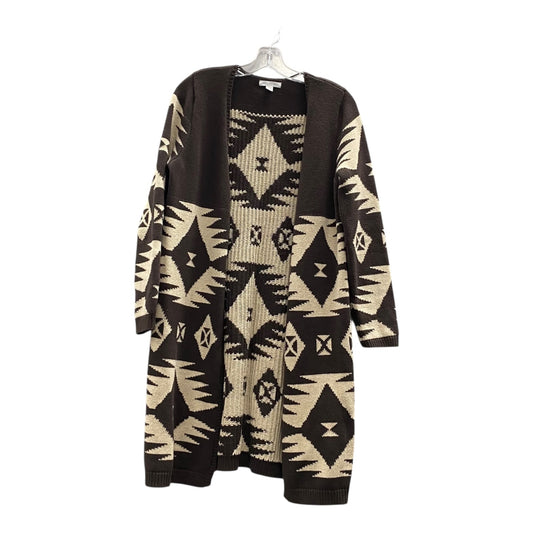 Sweater Cardigan By New York And Co In Brown, Size:S