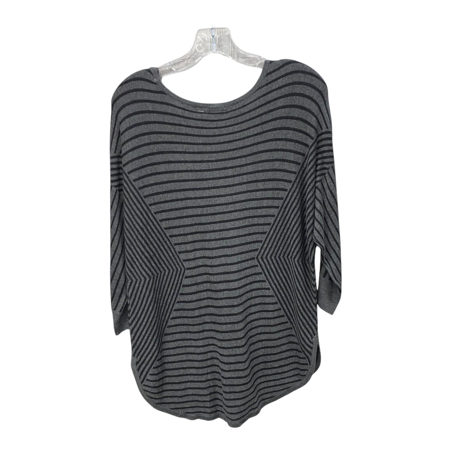 Top Ls By Dana Buchman In Grey, Size:L