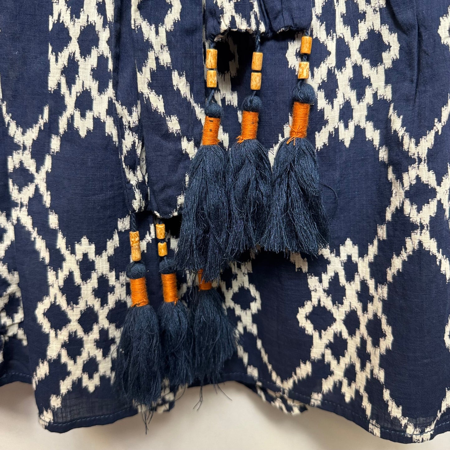 Rimbaud Tie Waist Mini Skirt By Anthropologie In Navy, Size: XS