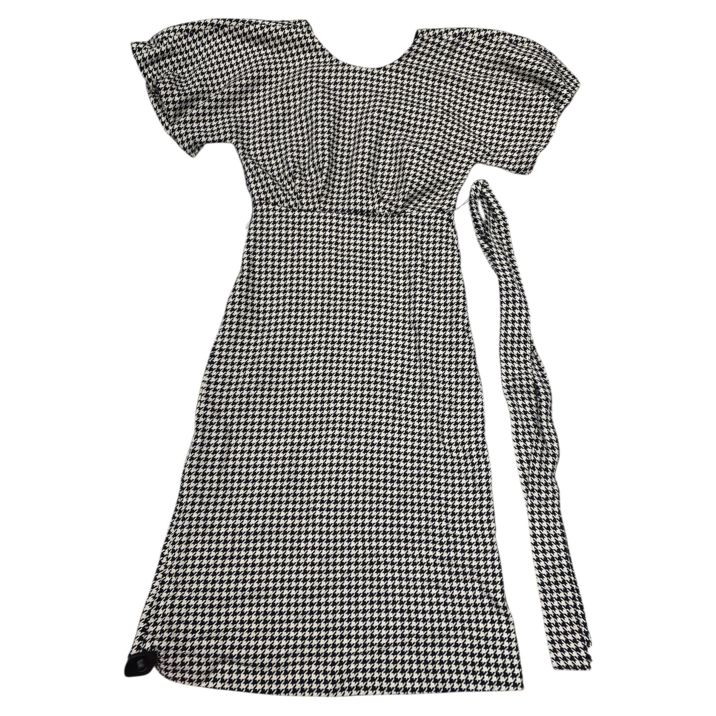 Dress Party Long By Zara In Black & White, Size:S