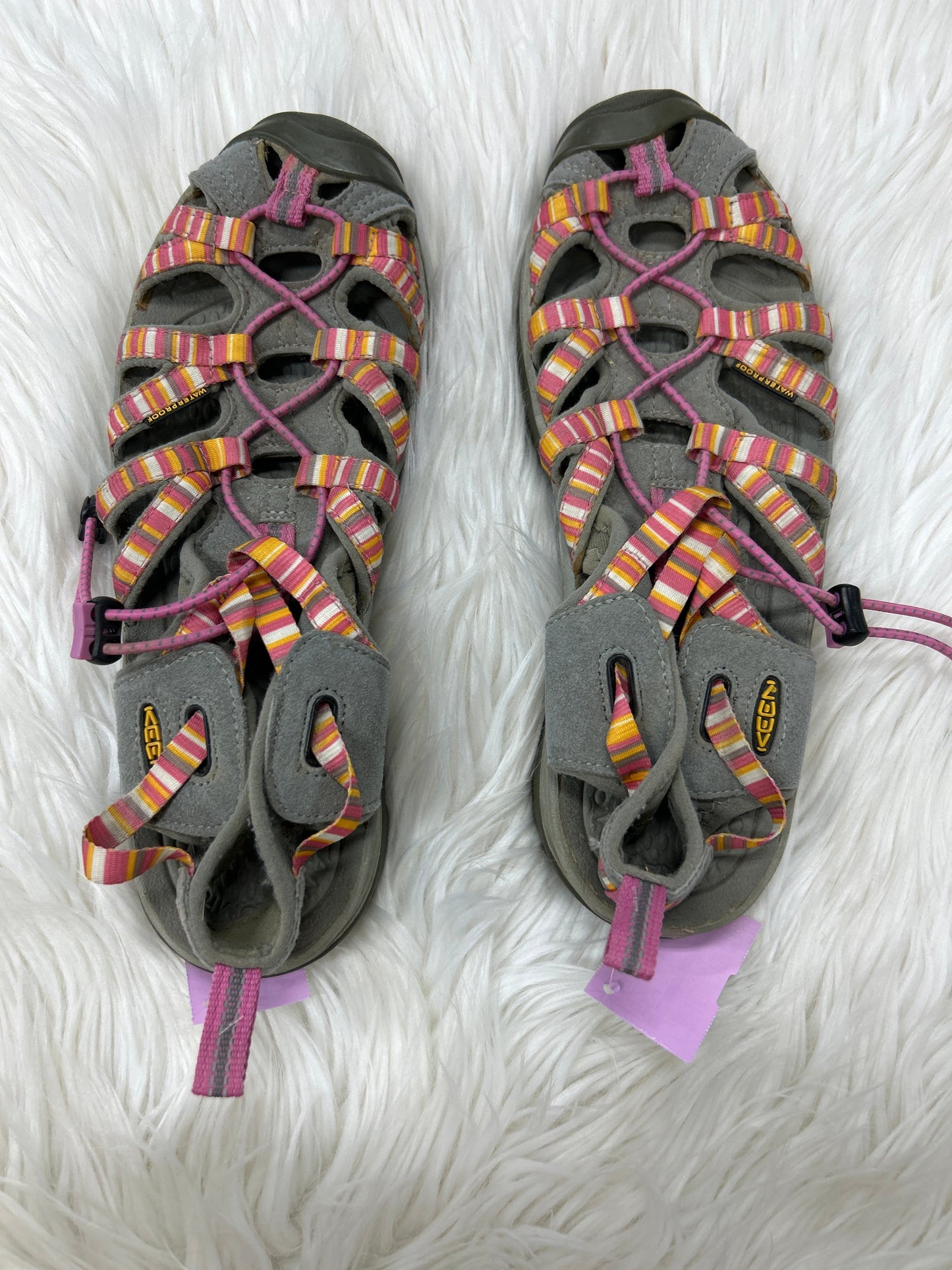 Sandals Flats By Keen In Taupe, Size:10