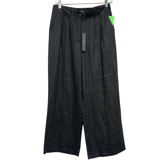 Pants Linen By Tahari In Black, Size:8