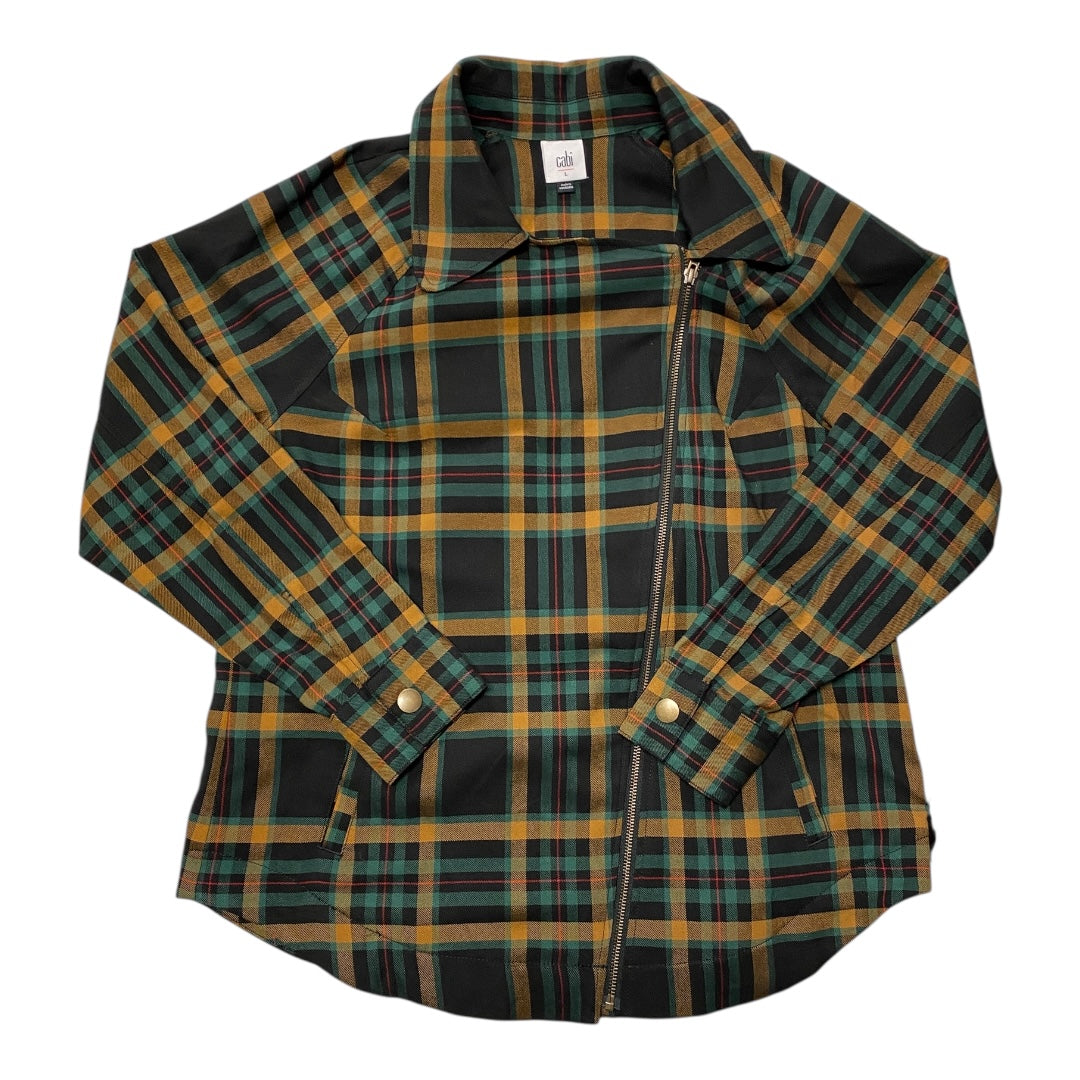 Blazer By Cabi In Plaid Pattern, Size:L