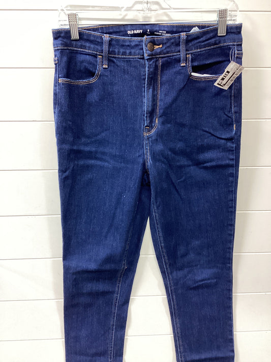 Jeans Skinny By Old Navy In Blue Denim, Size:8L
