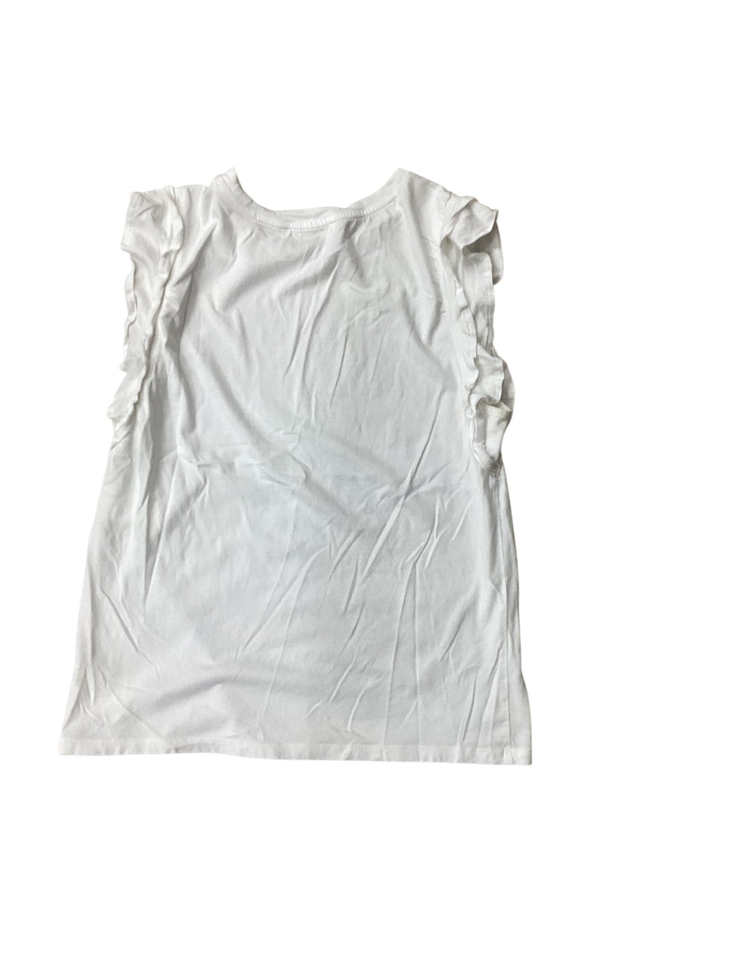 Top Sleeveless By Michael By Michael Kors In White, Size:S