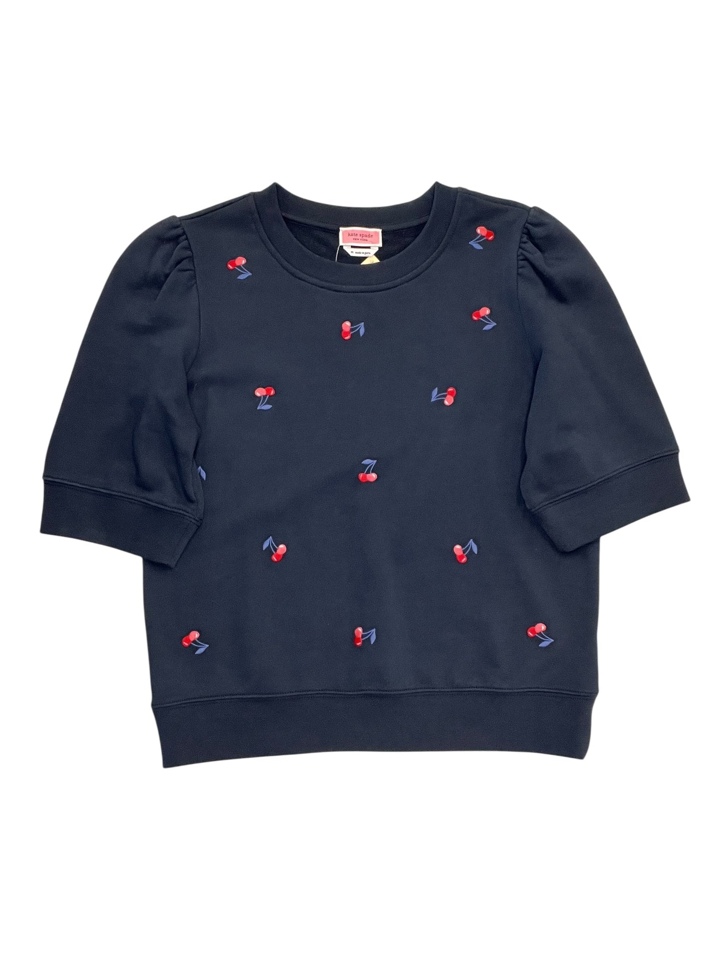 Sweatshirt Designer By Kate Spade In Navy, Size:M