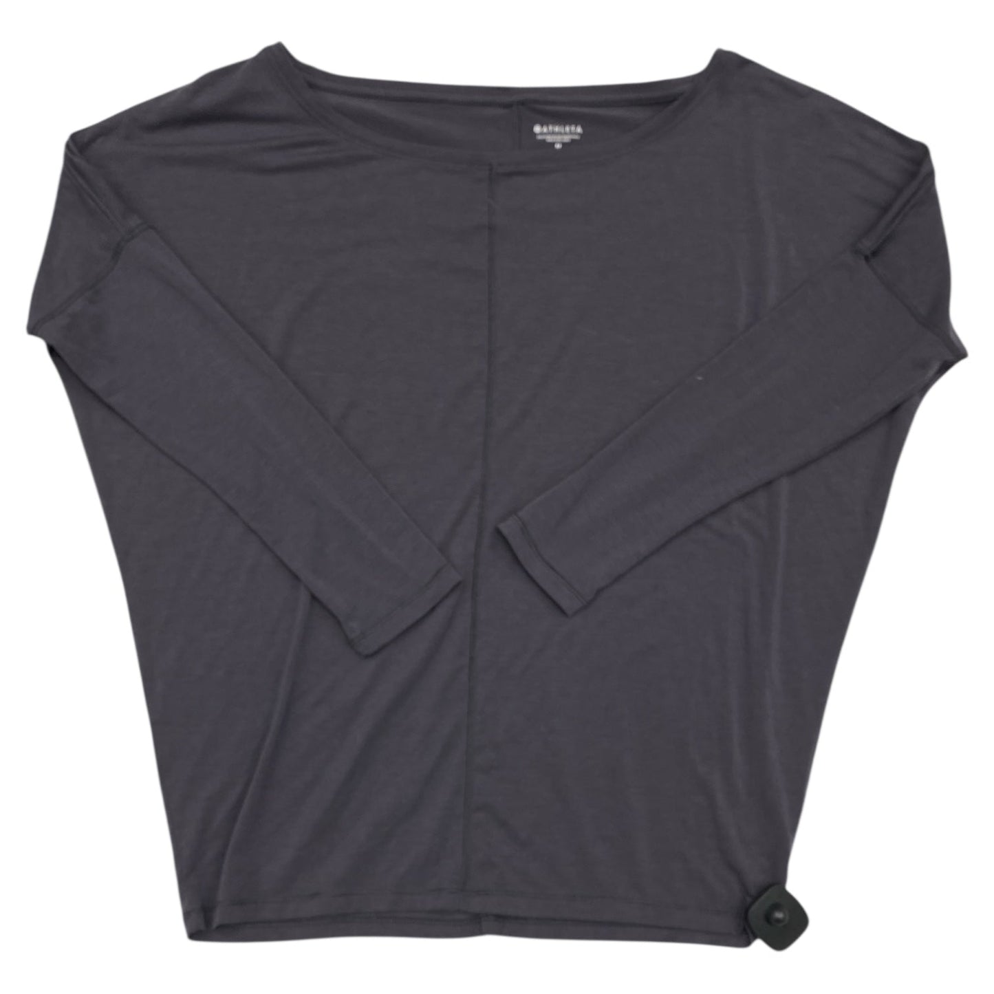 Athletic Top Ls Crewneck By Athleta In Purple, Size:M