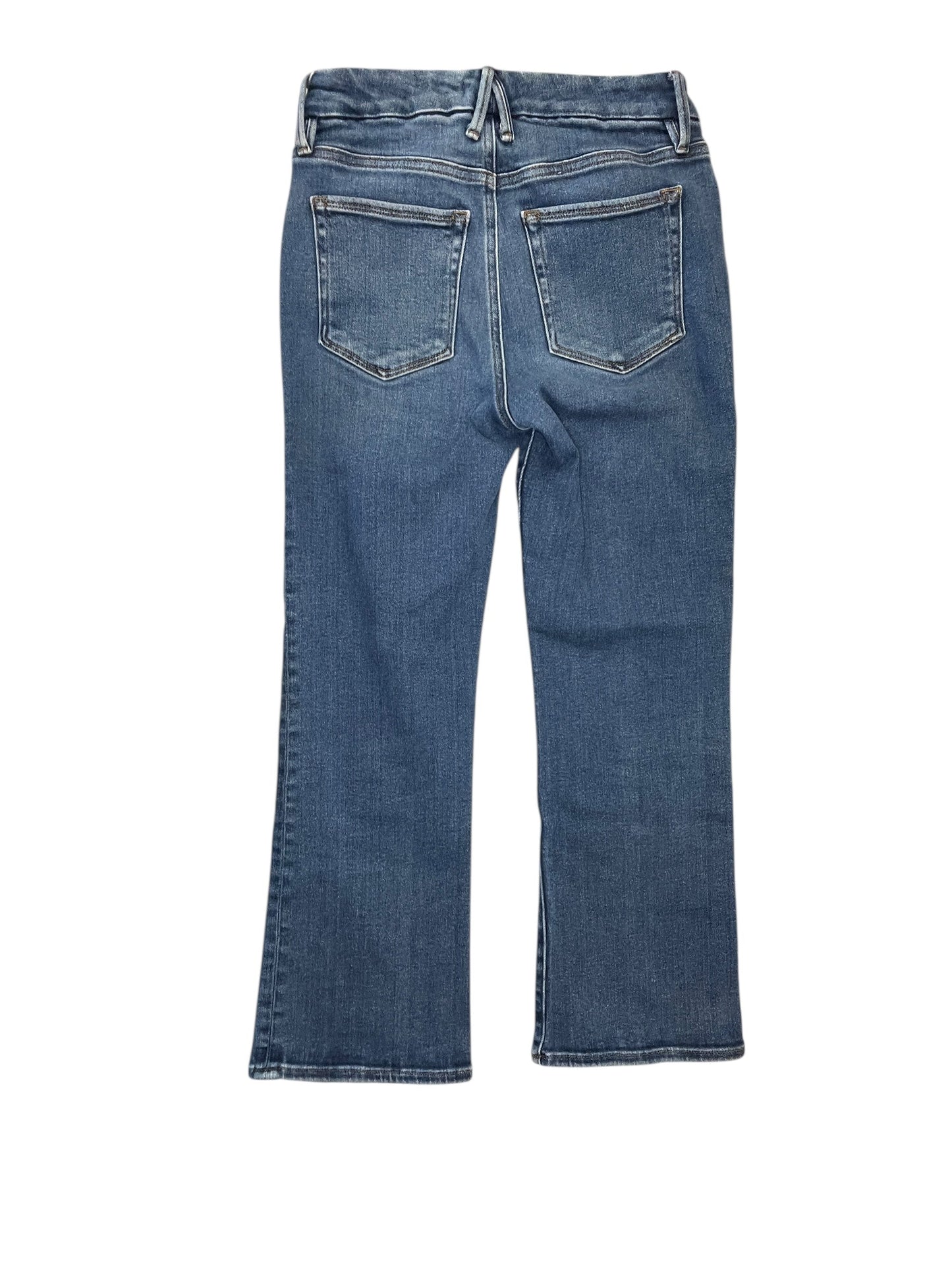 Jeans Straight By Good American In Blue Denim, Size:6